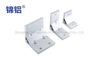 90 Degree Support Angle Piece Aluminum Bracket Profile Corner Connector