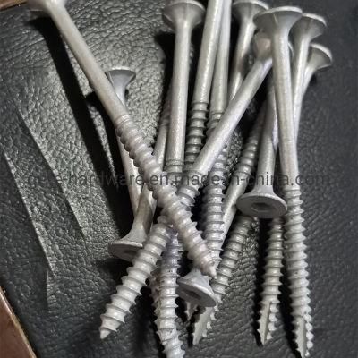 Hex Socket Deck Screw with Nibs Under Head with Slot