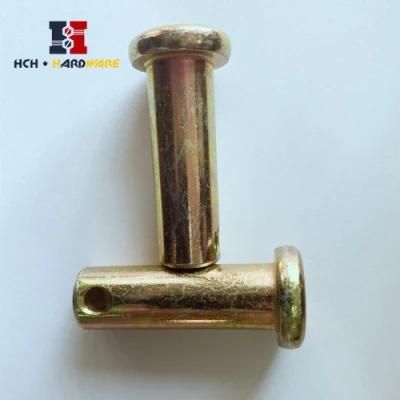 DIN 1444 Yellow Plated Round Head Clevis Pins
