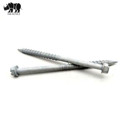 Flat/Philip/Pan/Torx Hex Head with Diamond Point Ruspert Coated Hi-Lo Thread Concrete Screws