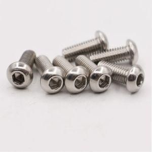 ISO7380-304-Stainless-Steel-Hexagon-Socket-Button-Head-Screws-M6-8-60mm-Length-Round-Head-Cap