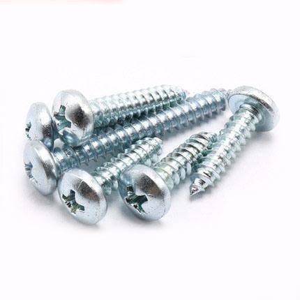 DIN7981 Phillips Cross Recessed Slotted Pan Head Self Tapping Screws. Carbon Steel. Zinc Plated. Galvanized.