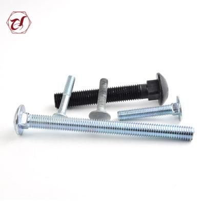 Color-Zinc Plated Zinc Black Bolt Mushroom Head Square Neck Bolt
