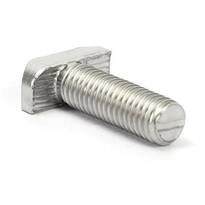 T Head Type Bolt Stainless Steel / Steel T-Shaped T Slot Bolt