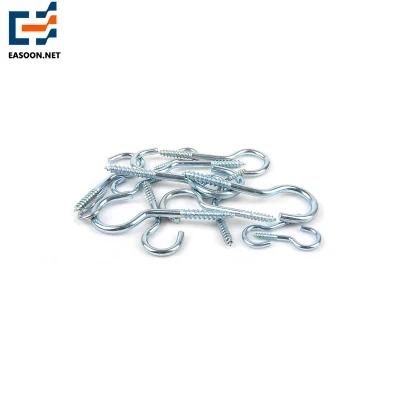 Galvanized Eye Hook Bolt Eh8*250 Half Thread Open Hook Eye Bolts for Fixing Eye Hook Screw