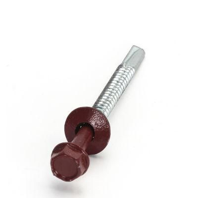 Zinc Plated Flat Self Drilling Hexagonal Washer Head Self-Drilling Screw
