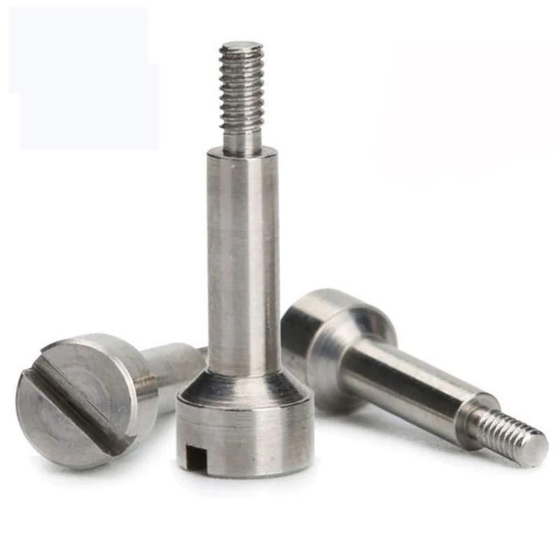 Manufacturer Customized Stainless Steel Cylindrical Head Slotted Shoulder Screws