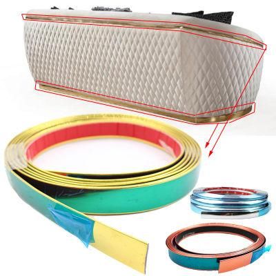 Factory Direct Sales Gold Decorative Strip Gold Edge Strip PVC Sofa Decorative Strip Adhesive Furniture Decorative Strip
