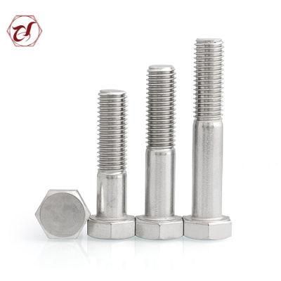 SS304 SS316 DIN931 Hex Half Thread Bolt A2 A4