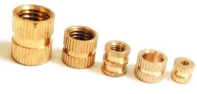 Hot Melt Copper Nut M8 Copper Insert Injection Molded Copper Insert Knurled Nut