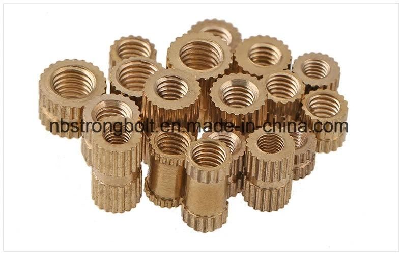Brass Nut Injection Molded Copper Nut Copper Knurled Nut Copper Stamper