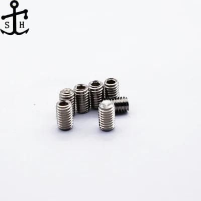 ASME B 18.3 Staniless Steel Hexagon Socket Set Screws with Cup Point ASTM F912 / F880