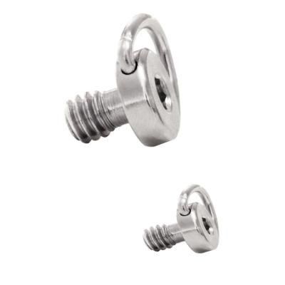 Camera Part Stainless Steel 1/4&quot;-20 D-Ring Screw with D-Ring