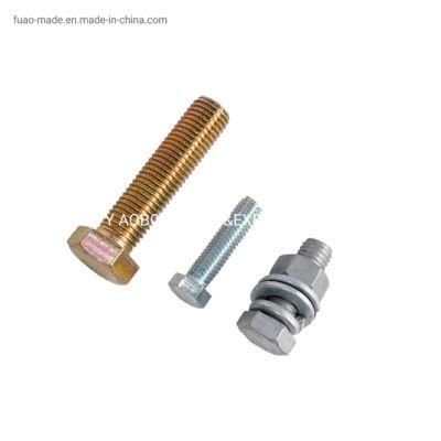 Manufacture High Strength Fastener DIN933 DIN931 Hex Bolt