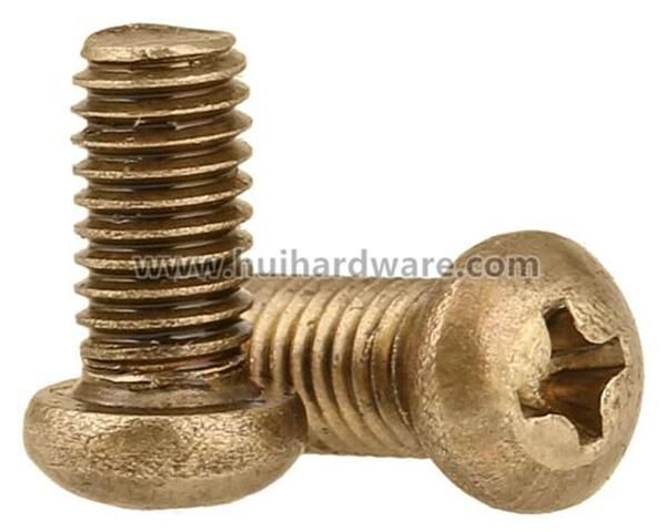 Brass Phillips Pan Head Decorative Machine Screws M3 M4 M5 M6