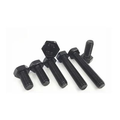 China Wholesale Fastener Hardware 10.9 12.9 Hex Bolt High Strength Black Oxide Hexagon Bolt with Cheap Price