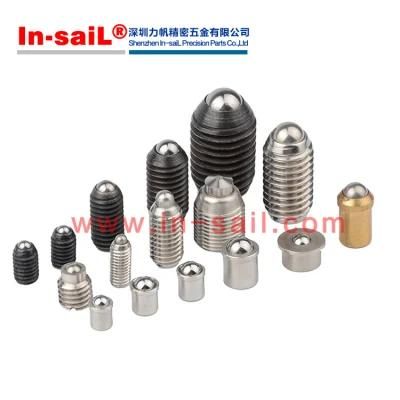 Spring Plungers Ball Style, Hexagon Socket, Steel K0315.03