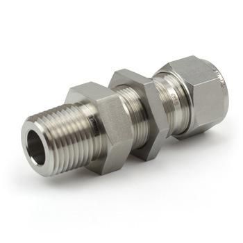 Stainless Steel 316 Compression Tube Fittings Bulkhead Union Male Female Connector