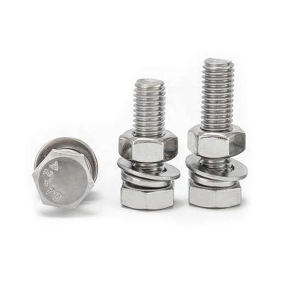 Galvanized Bolts and Nuts Steel and Stainless Steel Material Fastener