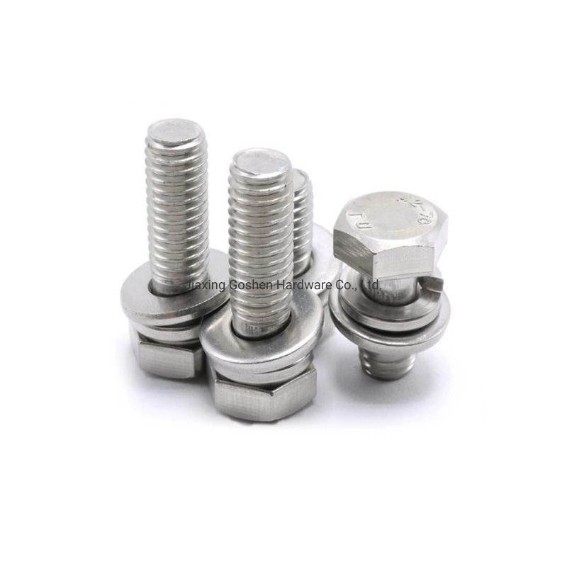 M4*10mm GB9074.15 Hexagon Combination Bolt