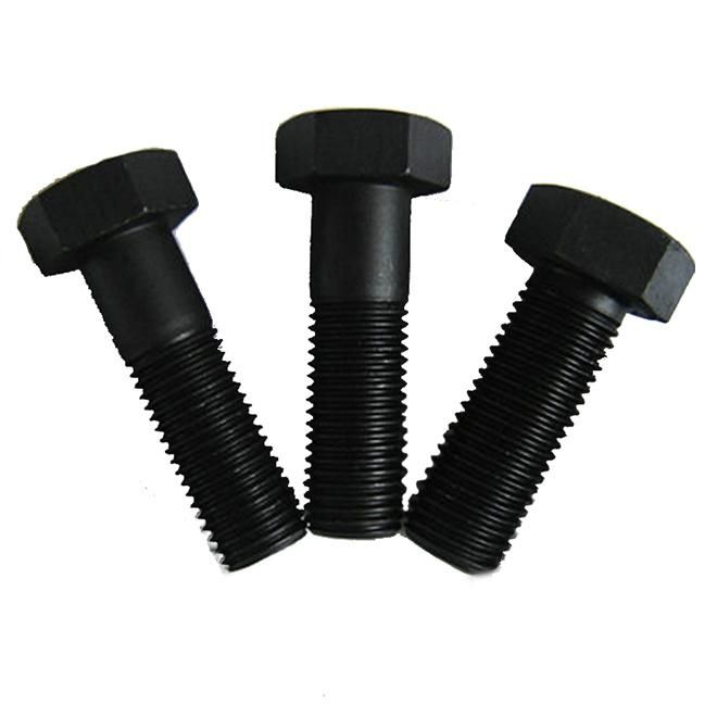 DIN931 Hex Head Bolt Hex Cap Screw Half Partial Thread Carbon Steel Black Oxide Galvanized