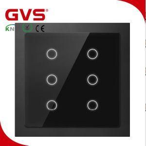 Touch Capacitive Push Button/Switch-6gang (KNX/EIB Intelligent Home and Building Controlling System)