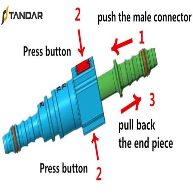 Straight Quick Connector for Automotive Pneumatic Systems