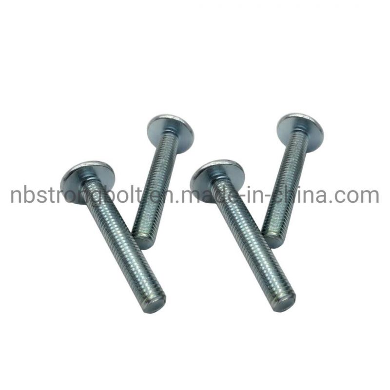 Kombi (SLOT+POZI) Machine Screws with Zinc Plated Cr3+