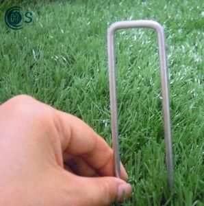 Wholesale Artificial Grass U-Type Lawn Weed Barrier Anchor Nails/Ground Cover Staple