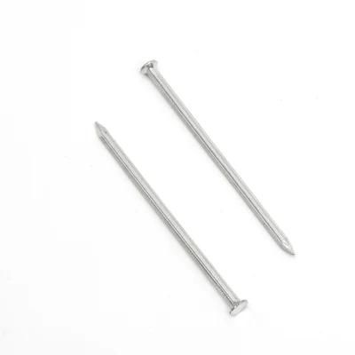 Galvanized Flat Head Iron Steel Concrete Nails with Smooth and Groove Shank for Building