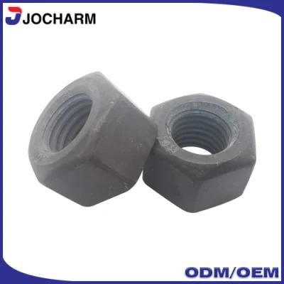 DIN439 Black Oxide Carbon Steel Hex Nuts Without Chamfer