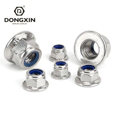 Wholesale Custom DIN6926 Nylon Insert Hex Flange Lock Nut with Factory Price