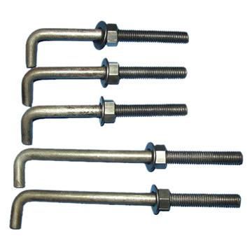 Custom L/J/U/I Shape Foundation Bolts Anchor Bolts Zinc/HDG/Dacromet M18*900