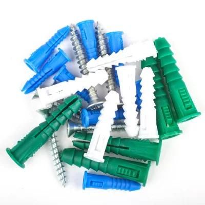 Plastic Nylon Drywall Anchor with Tapping Screws Dry Wall Anchor
