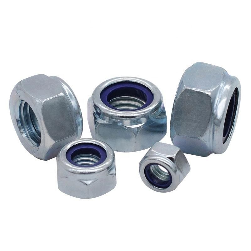 Low Price Zinc Plated Carbon Steel Nylon Nut DIN985