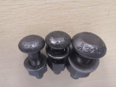 ASTM F1852 Type 1 A325tc Tension Control Bolt with Hex Nut and Flat Washer Black 3/4&quot;-10unc- * 6&quot;