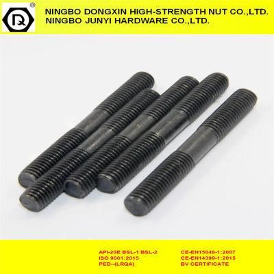 Double End Studs Black Fasteners ASTM A320 L7m