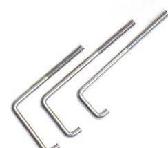 Plain - Grade4.8-M24-Foundation Bolt-L Type Bolt-Q235
