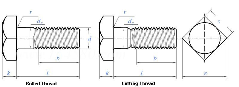 Customized Carbon Steel Zinc Plated Square Bolt Square Head Bolt