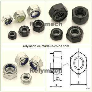 Stainless Steel/Carbon Steel Nylon Insert Hex Lock Nut