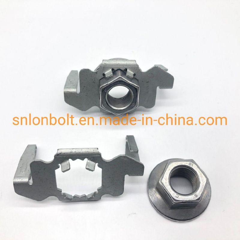Flange Nut M14 Zini for Assembly Hex Nut Flanged