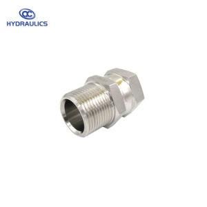 SS316 High Pressure Nptf Pipe Male X Npsm Pipe Swivel Female Adapter Stainless