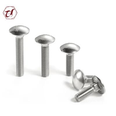 A4-80 M6*30 Stainless Steel 304 Carriage Bolt DIN603