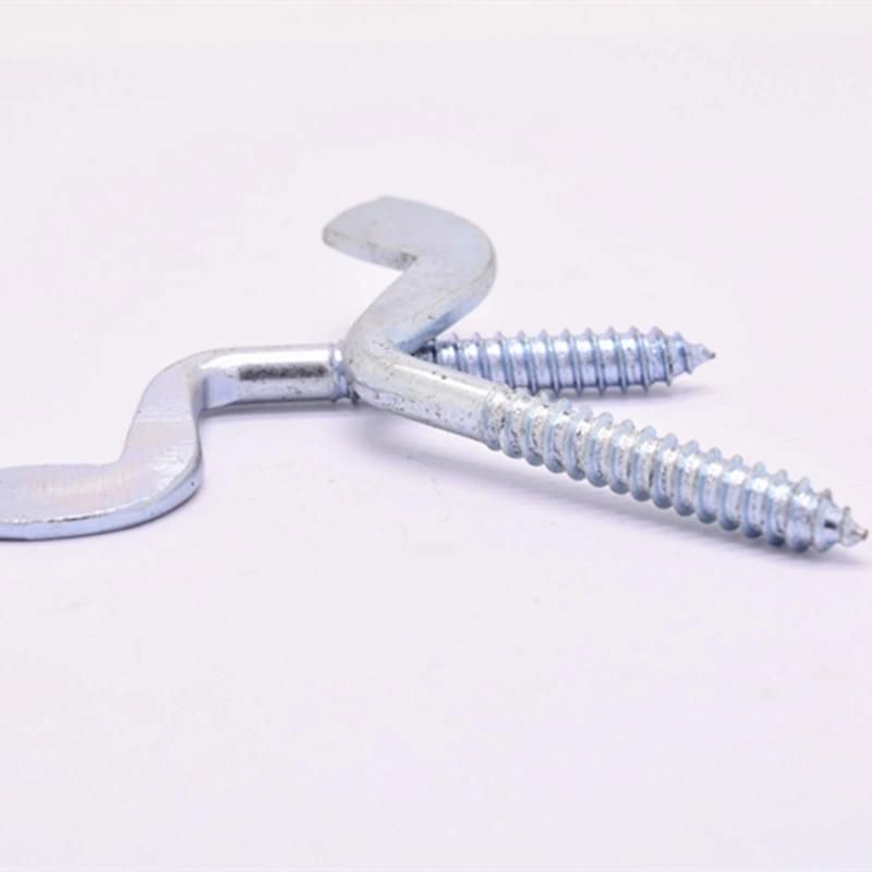 Carbon Steel Zinc Plated Z Type Hook Screws Galvanized