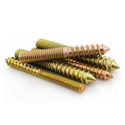 China Wholesale Furniture Hardware Fastener Double Head Hanger Bolt Metric