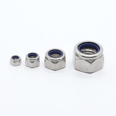 DIN982 Stainless Steel A2 A4 Hex Insert Nylon Lock Nut Nylock Nuts