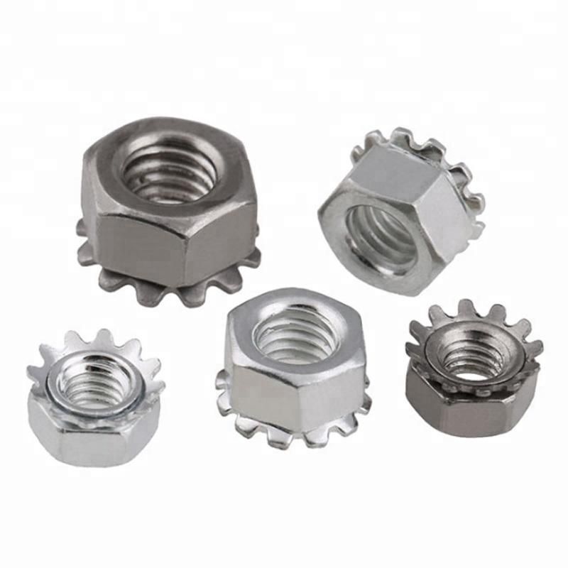 Stainless Steel 304 Hexagon K-Lock Nuts