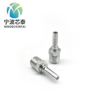 Metric Male Fitting in Carbon Steel Hydraulic Hose Fitting Hydraulic Crimping Fitting Stainless Steel Fittings