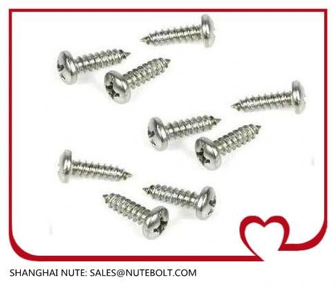 Self Tapping Screw Stainless Steel 304 316 DIN7981 DIN7982, Machine Screws, Self Drilling Screws