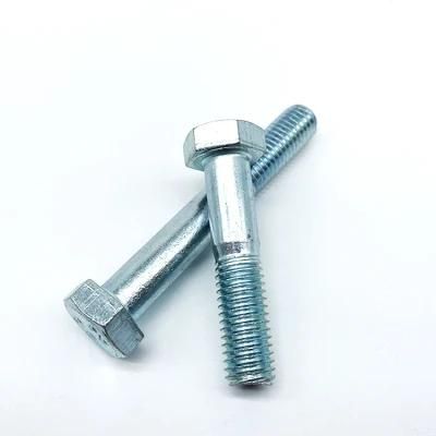Factory Customize Hex Head Tool Sets Galvanized Steel Hex Bolt DIN933 Bolts and Nuts and Washers M6 M8 M10 M12 M14 M16 M20 Bolt